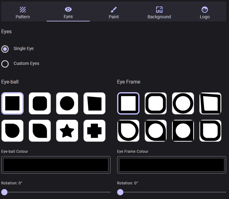 Generate a QR Code with Circles
