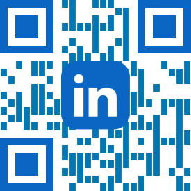QR Code for a LinkedIn profile